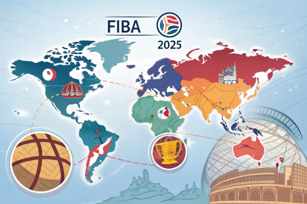 Как изменилась география баскетбола: страны-хозяева и новые площадки турниров FIBA в 2025 году